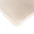 A natural, interlock jersey, Oolie organic cotton crib sheet, unprinted, revealing its natural, undyed, unbleached color.