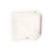 A natural Oolie organic cotton baby blanket, unprinted, revealing its natural, undyed, unbleached color.