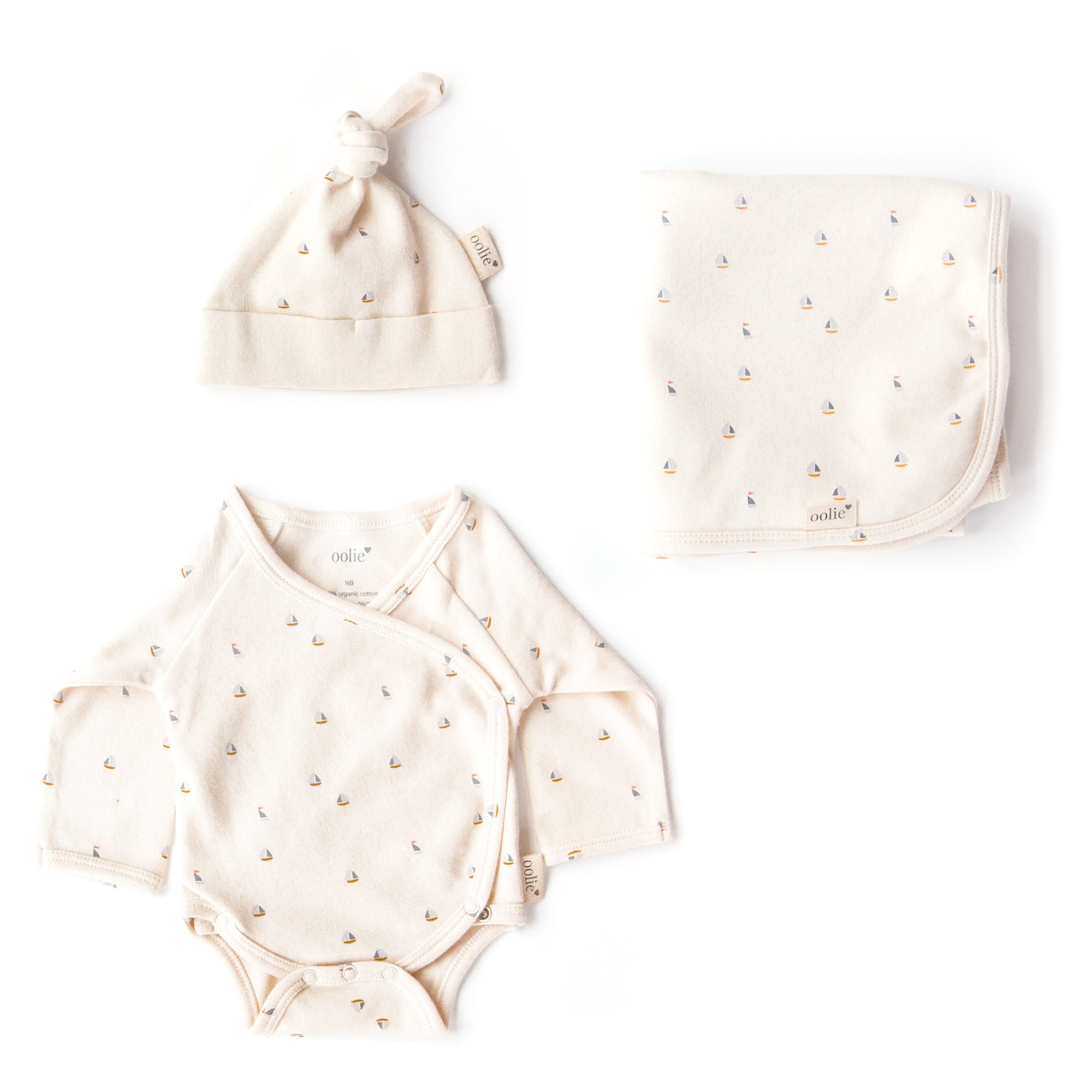 Organic Newborn Trio & Gift Bag – Schooner